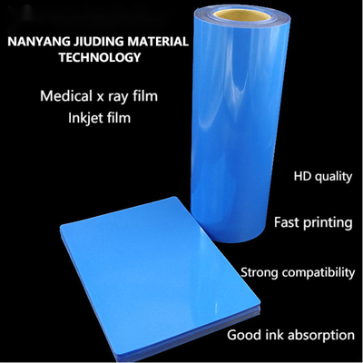 210 microns de film bleu de X Ray Film Medical Inkjet Printing pour l'hôpital