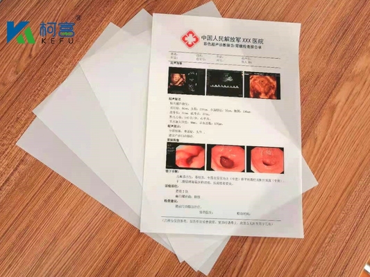 Laser semi transparent X Ray Film de la CE ISO9001 A4 125 microns